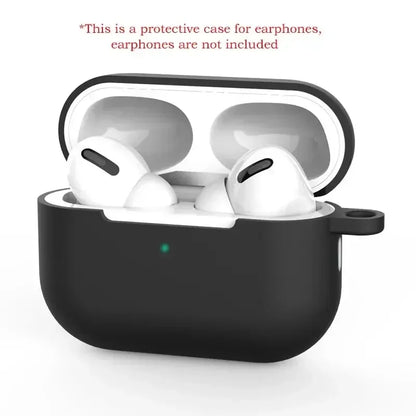 For AirPods Pro Protective Case Silicone New Solid Color Apple Bluetooth Headset Soft Case Protective Cover - image 10
