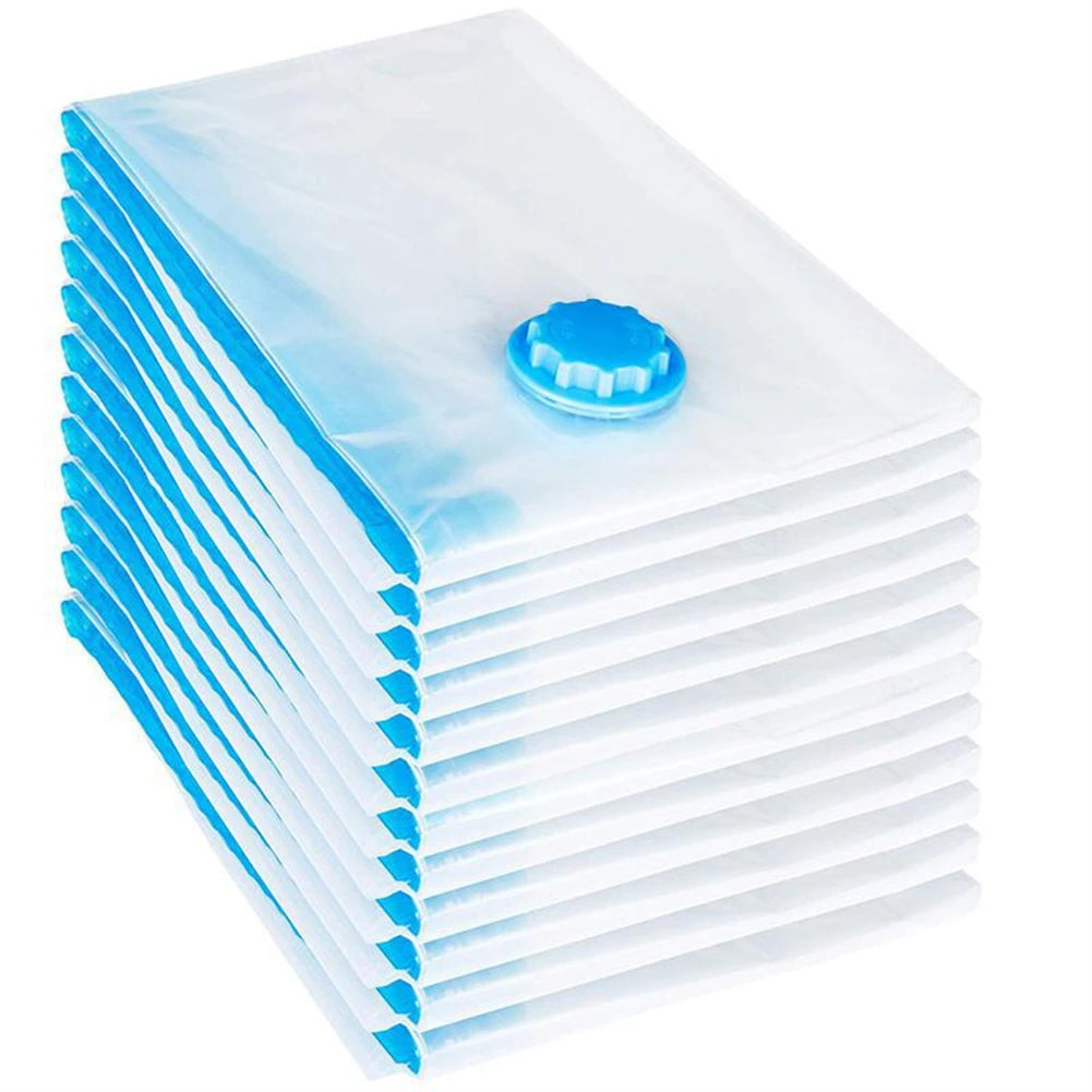 Vacuum Storage Bags With Valve Folding Compressed Space Saving Clothes Storage Big Size For Towel Cloth Blanket - image 12