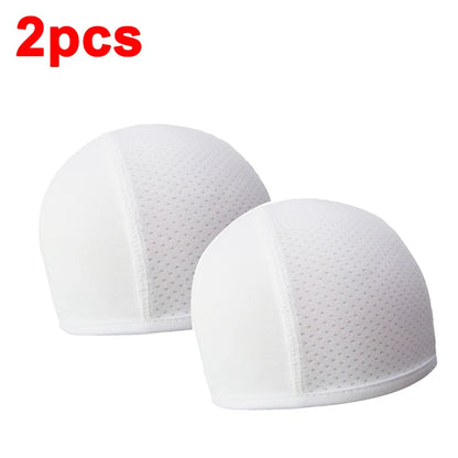 1/2pcs Motorcycle Helmet Inner Cap Hat Quick Dry Breathable Hat Racing Cap Under Helmet Beanie Cap Motocross Motor Helmet Ha…