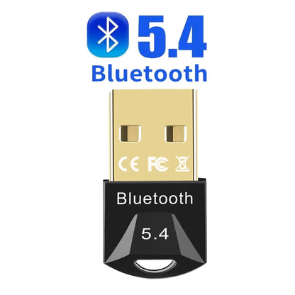 USB Bluetooth Adapter for Pc Usb Bluetooth 5.4/ 5.3/ 5.1/ 5.0 Dongle Receiver for Speaker Mouse Keyboard Music Audio Transmi…