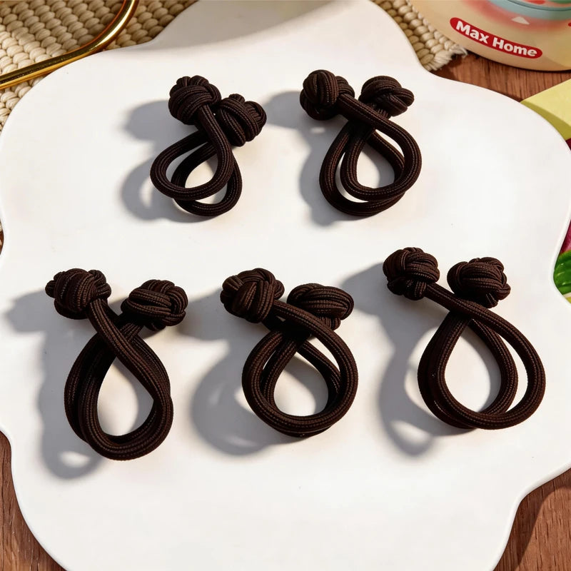 Simplicity Stretch Rubber Hair Ties for Women High Elasticity Fashion Girl Head Rope Scrunchie Hair Accessories - image 22