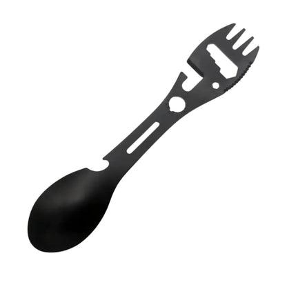 Outdoor Fork Spoon Versatile Outdoor Camping Tool Lightweight Fork Spoon Bottle Opener for Survival Tactical Utility for Eas…