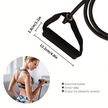 Resistance Bands With Handles, Exercise Bands, Workout Bands With Handles For Men Women, Strength Training Equipment At Home…