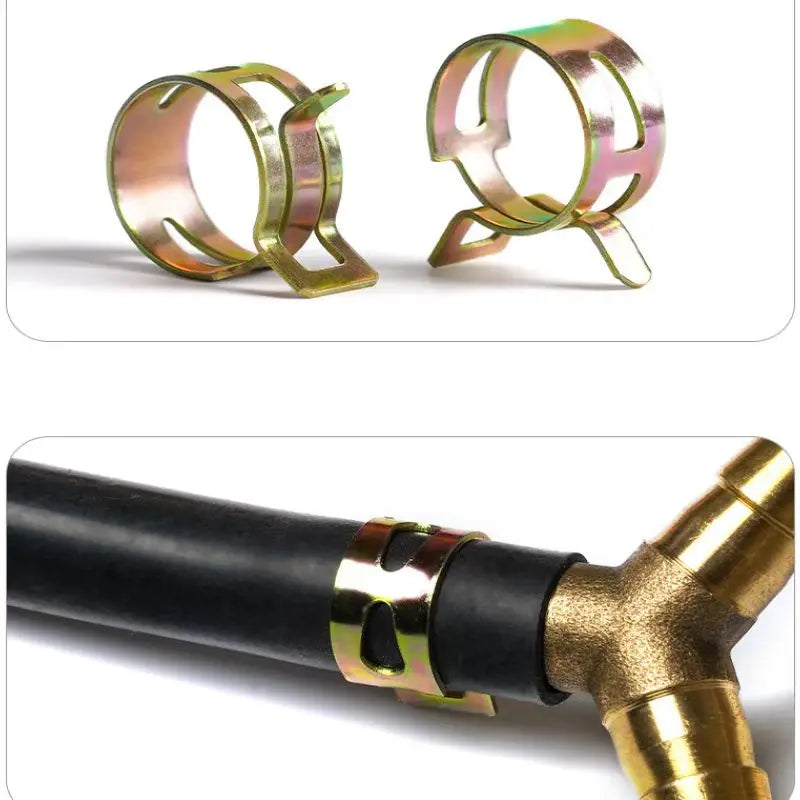 50 Pcs Fastener 5mm 6mm 7mm 8mm 9mm Spring Clip Fuel Water Line Hose Pipe Air Tube Clamps Fuel Water Tube Clamps Fastener -…