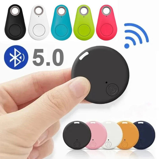 Mini GPS Locator AntiLost Alarm Wallet Keychain Smart Tag Bluetooth-Compatible Tracer Keychain Dog Pet Child Tracker Key Fin…