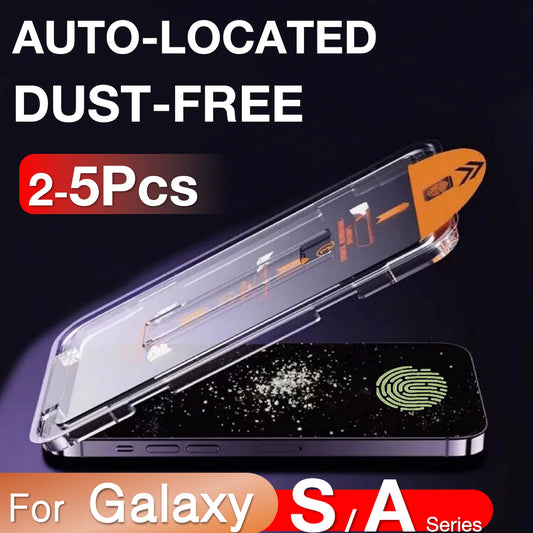 2-5Pcs For Samsung Galaxy S26 S25 S24 Ultra S23 S22 S21 Plus A36 A25 A15 A35 A26 A16 A55 A56 5G Screen Protector Tempered Gl…
