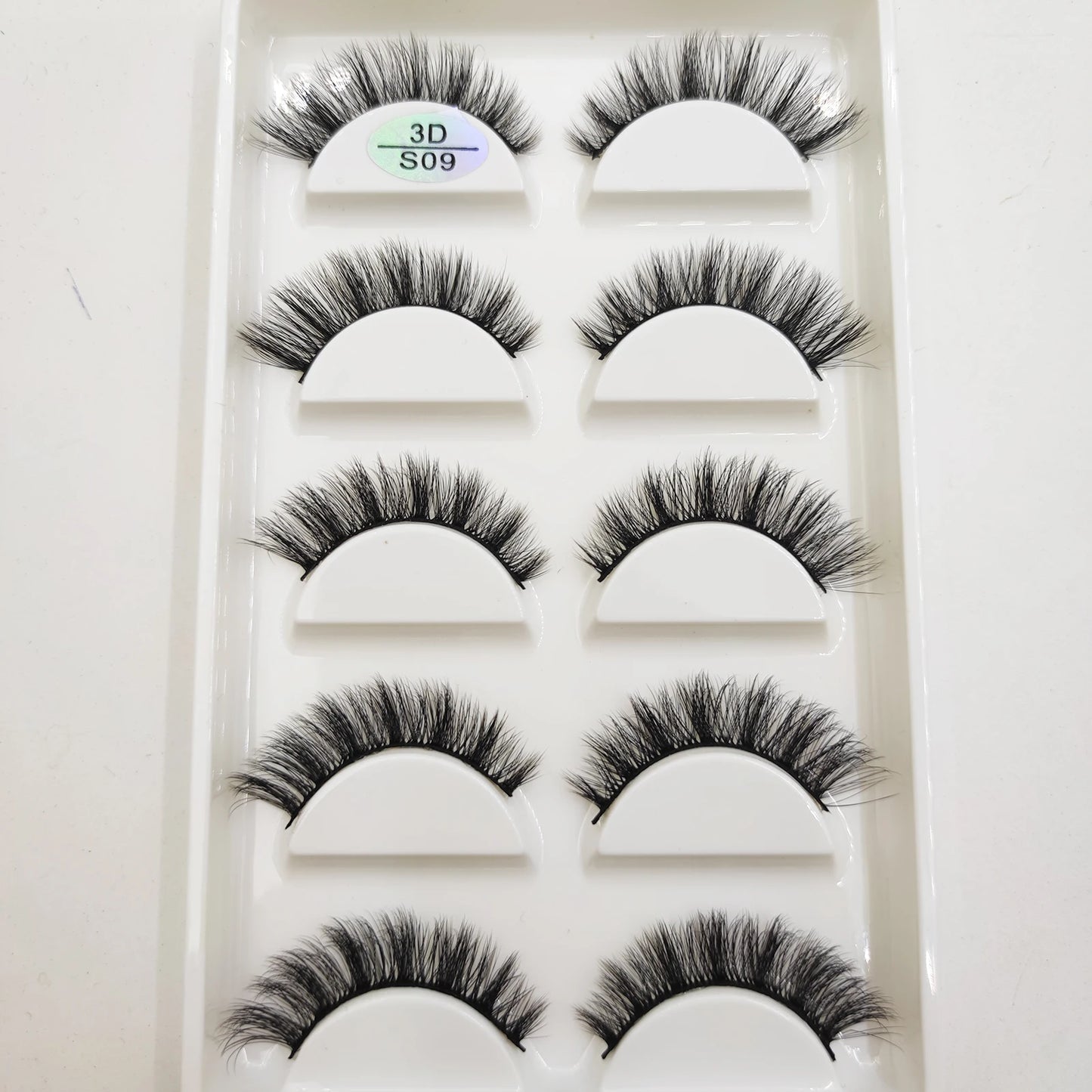 Natural 3D Mink False Eyelashes, Soft Wispy, Fluffy Eye Faux Lashes, Make Up Eyelash, Beauty Cat Cilios, 5 Pairs, 15 Styles…