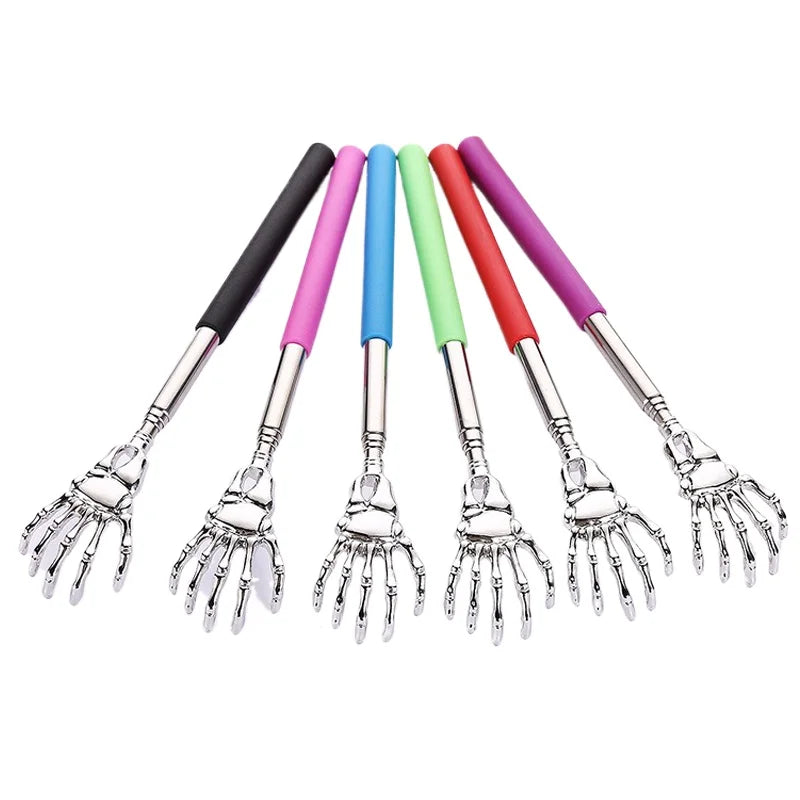 1 Piece Extendable Back Scratcher Portable Telescoping Metal Stainless Steel Back Scratchers Hand Massager - image 6