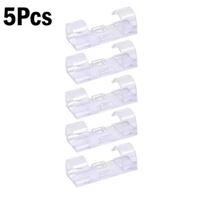 Cable Clips Organizer Drop Wire Holder Cord Management Self-Adhesive Cable Manager Fixed Clamp Wire Winder For Home Office C…