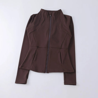 Yoga Clothes Windbreaker Sportswear Woman Running Long Sleeve Sweatshirt Sports Jackets Top Women Workout Tops Activewear -…