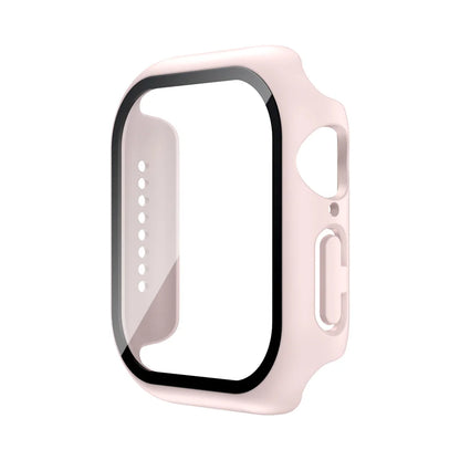 Tempered Glass+Case For Apple Watch 38mm 40mm 41mm 42mm 44mm 45mm 46mm Screen Protector Protective Cover iWatch 10 8 7 9 6 S…