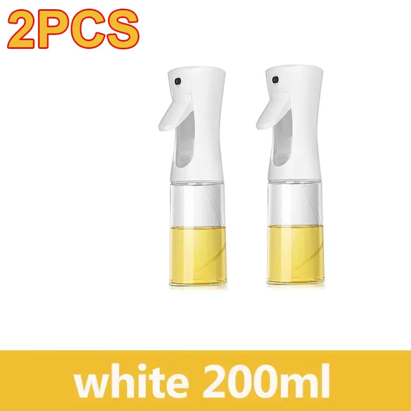 200/300/500ml Oil Spray Bottle BBQ Cooking Olive Oil Sprayer Plastic Baking Oil Spray Empty Bottle Vinegar Bottle Or Oil bru…