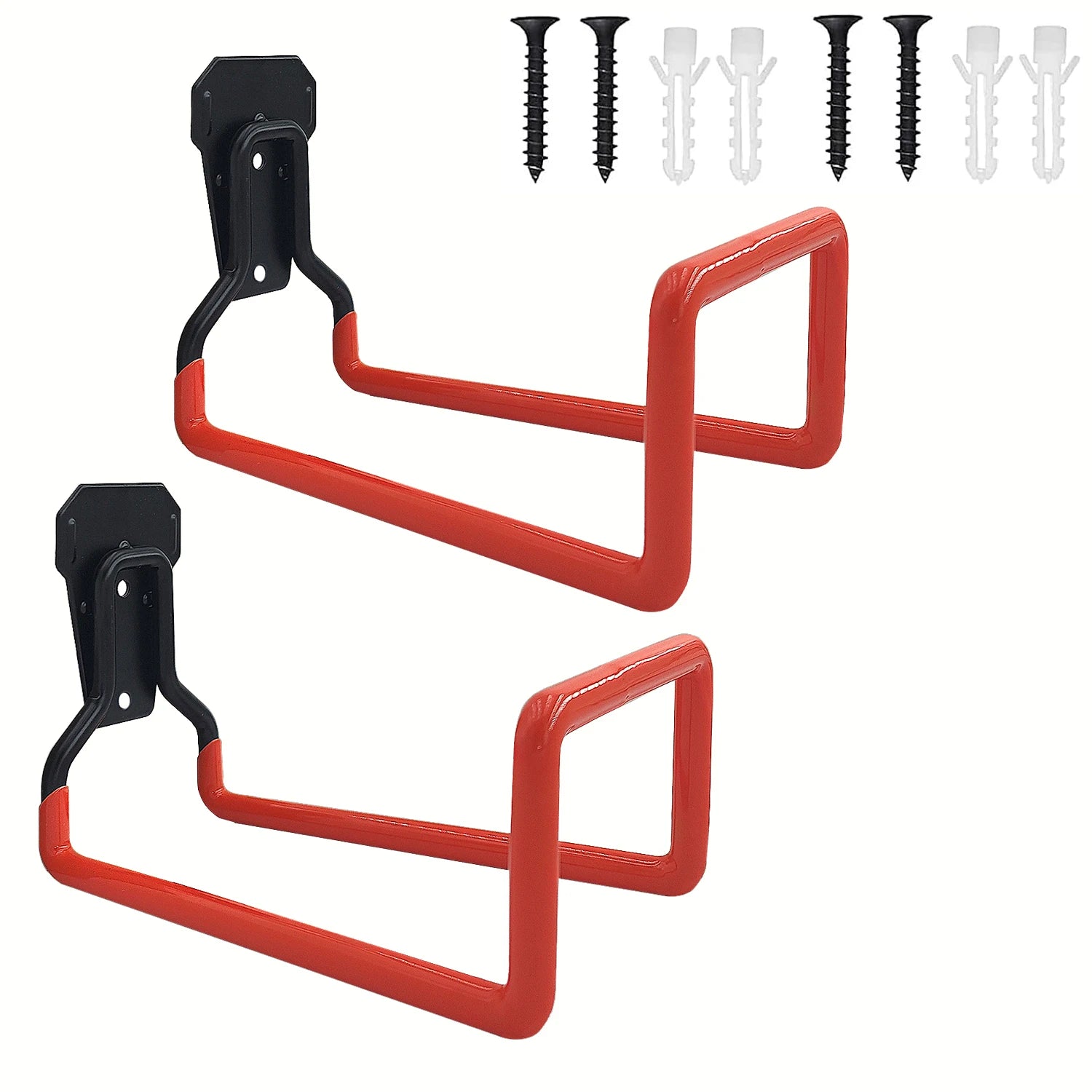 1/2 Pack Garden Hose Holder - Wall-Mounted Hose Hanger, Heavy-Duty Water Hose Holder for Outdoor/Indoor Use in the Yard, Dur…