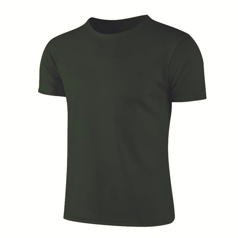 Men Women Quick Dry Short Sleeve Sport T Shirt Gym Jerseys Fitness Shirt Trainer Running T-Shirt Teenager Breathable Sportsw…
