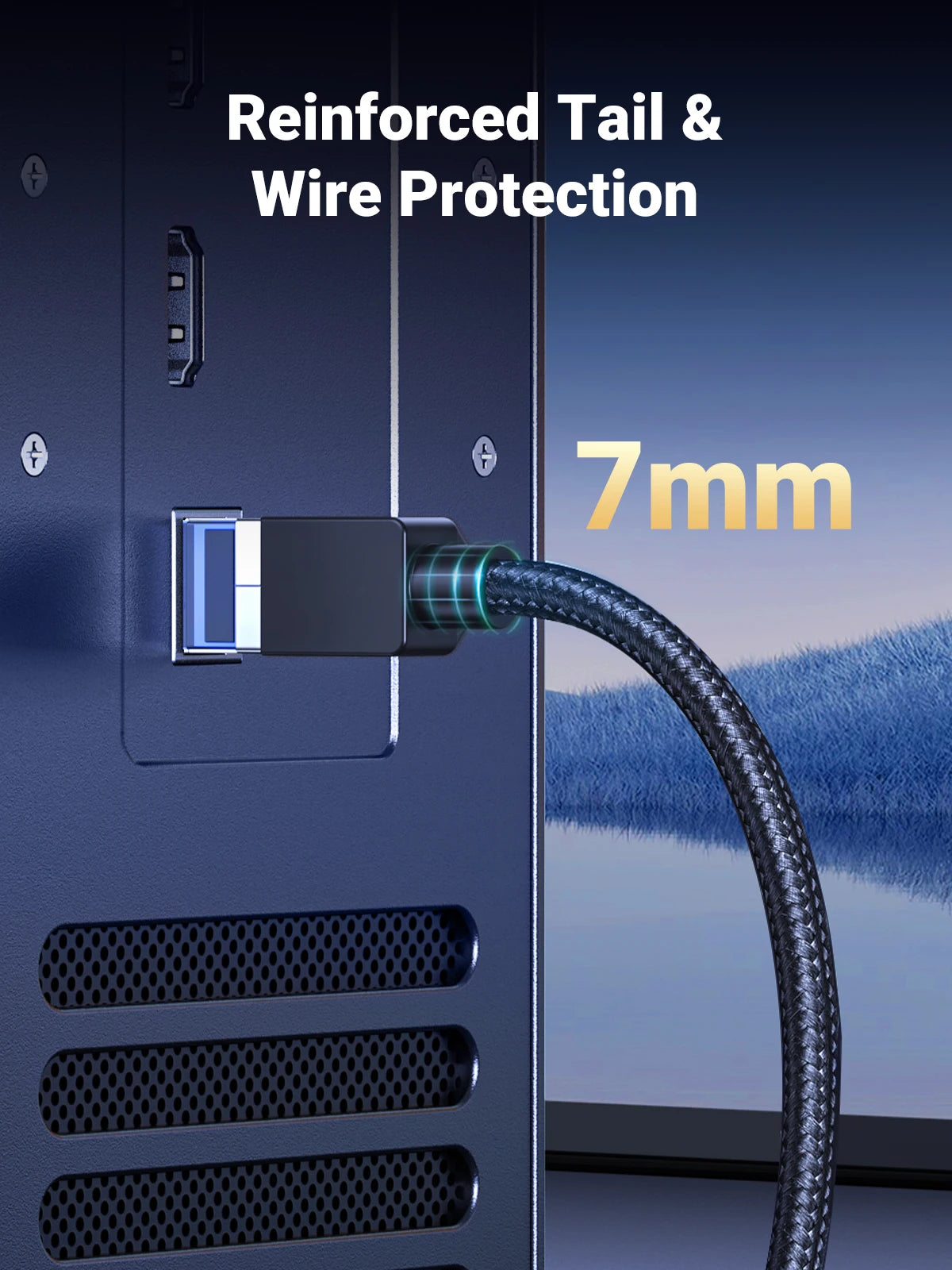 UGREEN CAT 8 Ethernet Cable High Speed Braided 40Gbps 2000MHz Network Lan Cord RJ45 Shielded Indoor for Router PC PS5 Modem…