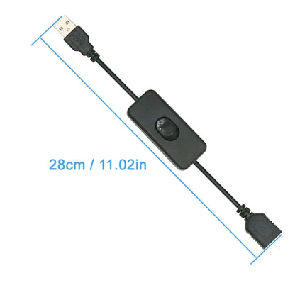 2 PCS USB Cable With Switch ON/OFF Cable Extension Toggle for USB Lamp USB Fan Power Supply Line Durable Adapter USB Headset…