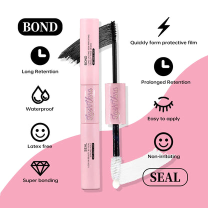 DIY Lashes Extension Kit Eyelashes 200 PCS Clusters Lash Bond and Seal Makeup Tools for Gluing Lashes Gluing Glue Accessorie…