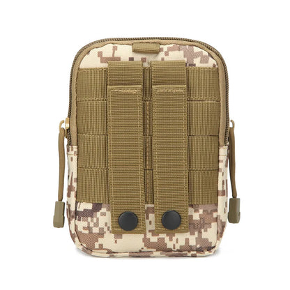 Molle Pouch Belt Waist Pack Men Small Pocket Survival Tool Bag for Running Travel Camping Hunting Airsoft - image 3