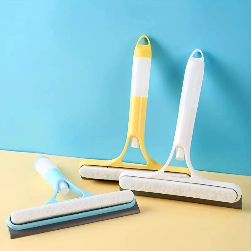 Household Multi-Function Glass Cleaning Mirror with Watering Can 3-in-1 Glass Scraper Window Scraper - image 4