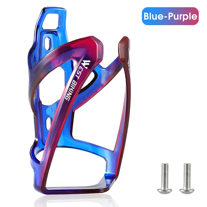 WEST BIKING Bicycle Water Bottle Cage Colorful Gradient Cycling Bottle Holder Ultralight MTB Road Bike Water Bottle Bracket…