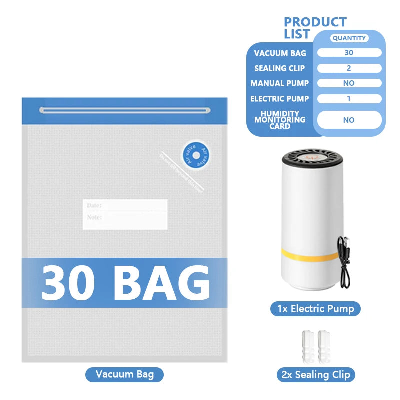 3D Printer Filament Vacuum Bag with USB Rechargeable Electric Air Pump, Vacuum Sealing for PLA ABS PETG Filament Storage - i…