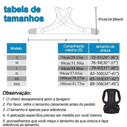 Reinforced Belt Lumbar Column Posture Corrector Vest Adjustable Back Support Strap Shoulder Spine Brace Neck Stretcher Train…