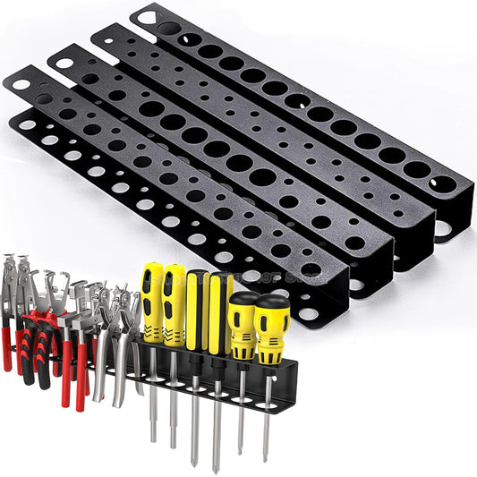 Screwdriver Plier Storage Rack Metal Heavy Duty Wall Mounted Tools Organizer for Garage Workshop Multifunctional Tool Manage…