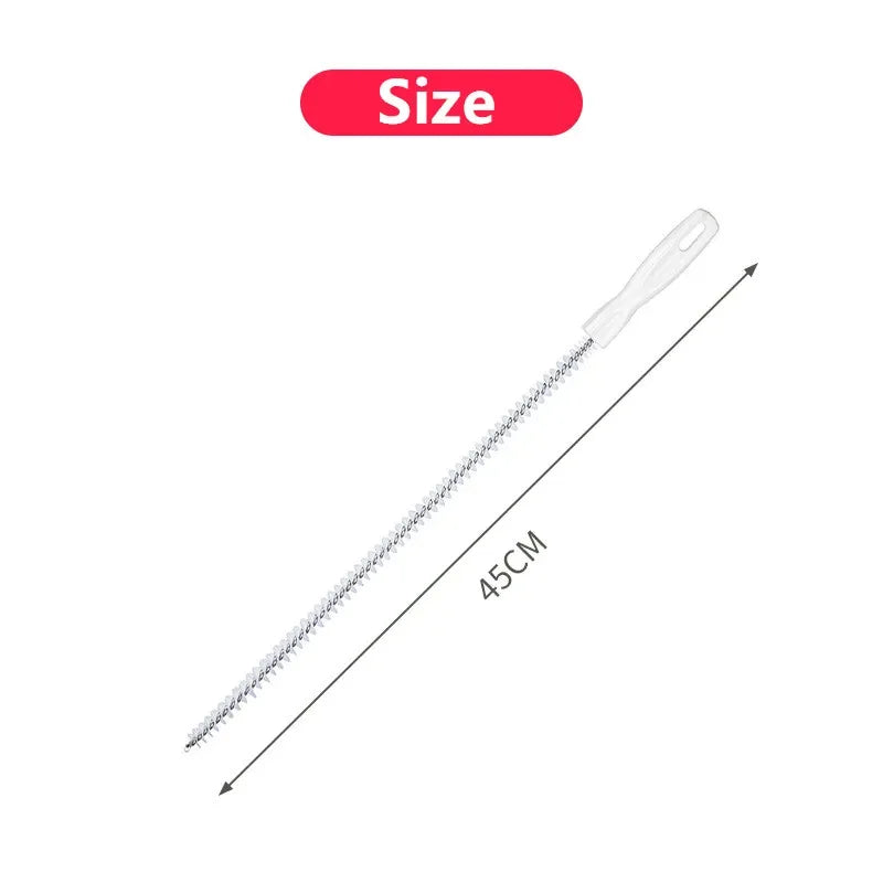 Pipe Dredging Brush Bathroom Hair Sewer Sink Cleaning Brush Drain Cleaner Flexible Cleaner Kitchen Clog Plug Hole Remover To…