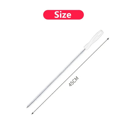 Pipe Dredging Brush Bathroom Hair Sewer Sink Cleaning Brush Drain Cleaner Flexible Cleaner Kitchen Clog Plug Hole Remover To…