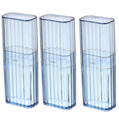 1pc Portable Transparent Storage Box, Practical Toothpick Cotton Swab Case for Travel or Business Trip - image 8
