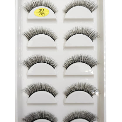 Natural 3D Mink False Eyelashes, Soft Wispy, Fluffy Eye Faux Lashes, Make Up Eyelash, Beauty Cat Cilios, 5 Pairs, 15 Styles…