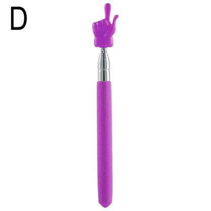 Retractable Teacher Pointer Finger Design StainlessSteel Telescopic School Teaching Pointer Stick Teacher Supplies for Class…