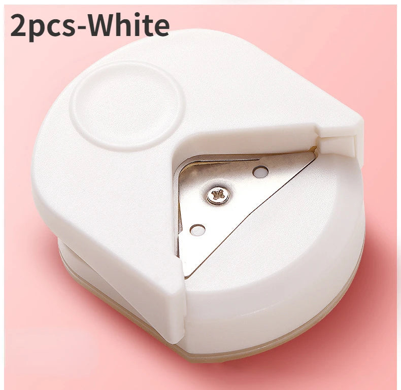 circle cutter button maker Corner round machine corner punching portable paper cutter card photo cutting - image 12