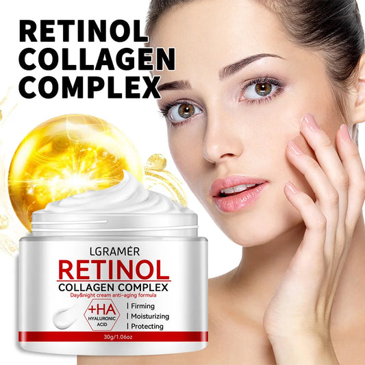 Retinol Lifting Firming Cream Collagen Smooth wrinkles Face Cream For Moisturizer Whitening Brighten Skin Products - image 2