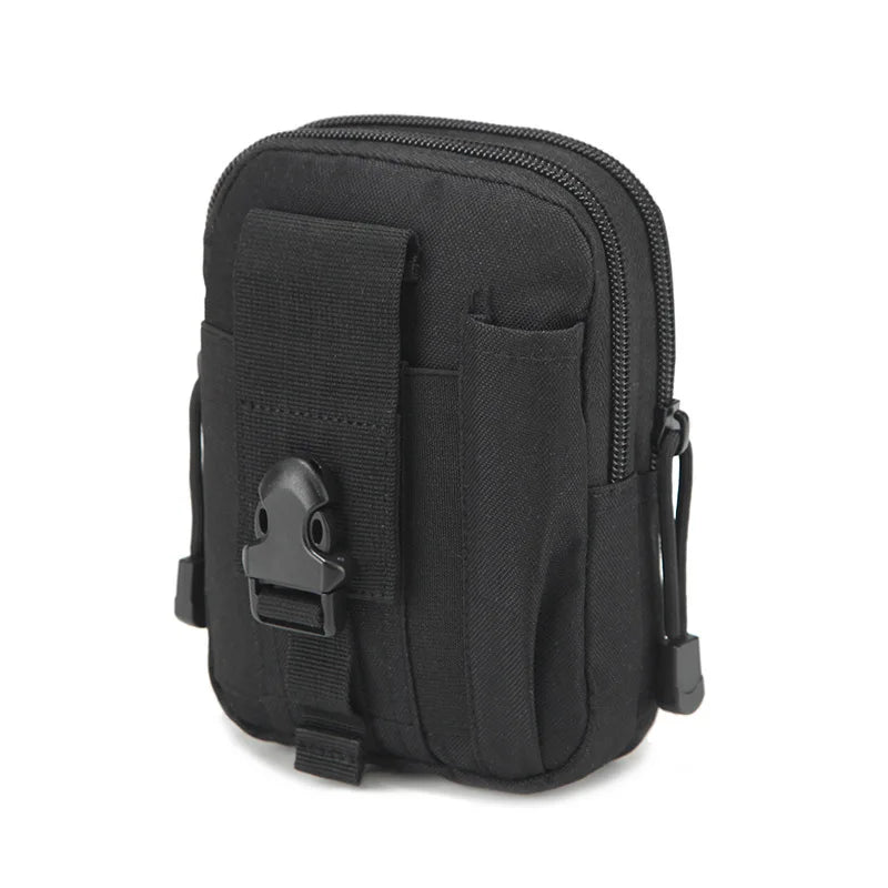 Molle Pouch Belt Waist Pack Men Small Pocket Survival Tool Bag for Running Travel Camping Hunting Airsoft - image 13