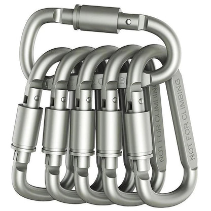 4-6PCS Carabiner Set For Key Camping Survival EDC Outdoor Keychain Clip Alloy Aluminum Tactical Caribiner Hook Karabiners -…