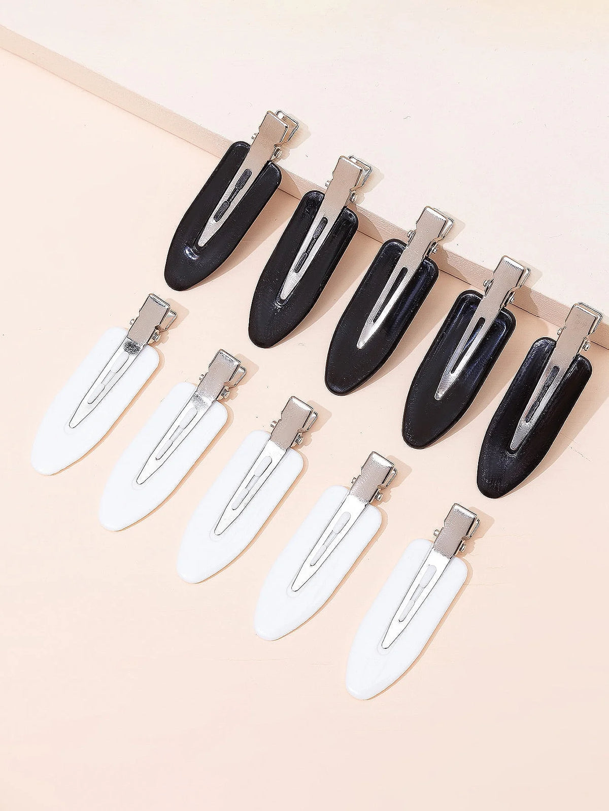 10pcs/set No Bend Seamless Hair Clips Side Bangs Barrette Makeup Washing Face Accessories Women Girls Styling Hairpins - ima…