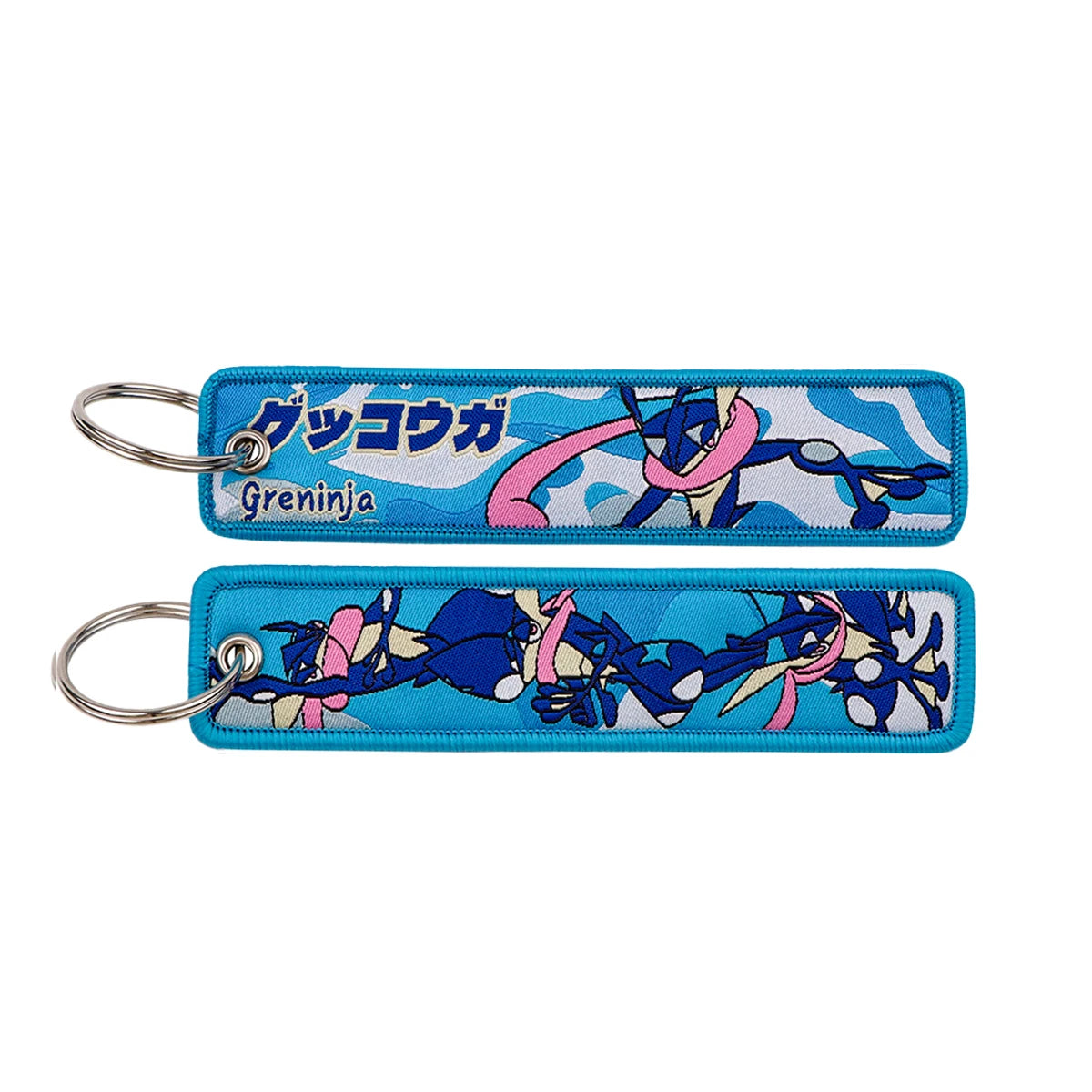 Japanese Anime Elf Monsters Keychain for Cars Backpack Key Holders Embroidery Keyrings Key Tag Jet Tag Accessories Gifts 1pc…