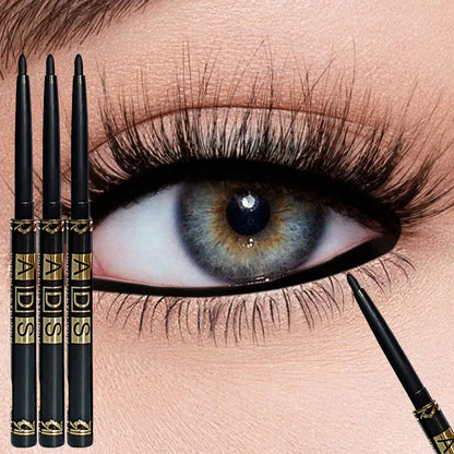 3PCS/9PCS Long-Lasting Waterproof Black Eyeliner Pencil -Smudge-Proof Sweat-Resistant for Bold Eye Makeup, ldeal Gift - imag…