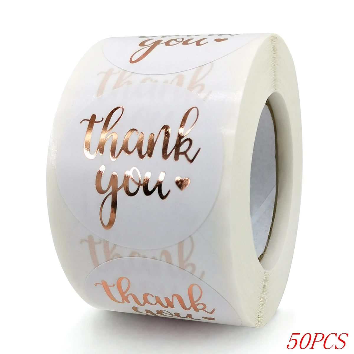 50-500pcs 1inch Blue Thank You Stickers For Envelope Sealing Labels Stationery Supplies Handmade Wedding Gift Decoration Sti…