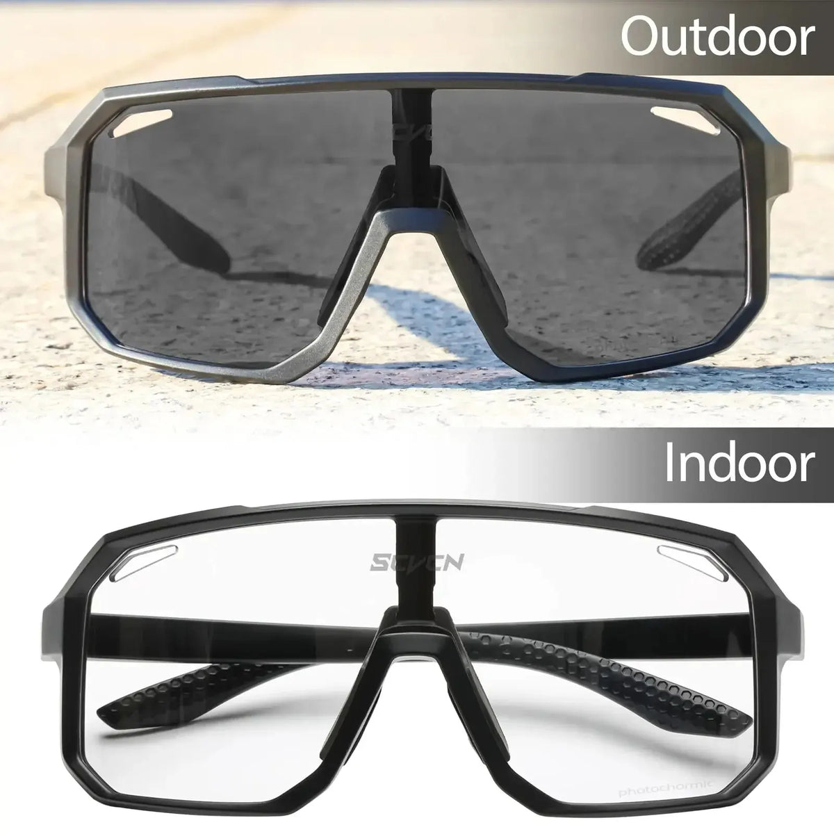 Cycling Glasses Photochromic Sunglasses Men Women Mountain Bike Road Eyewear New Bicycle Riding Outdoor Sports Hiking Goggle…