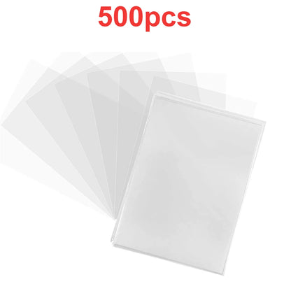 100 Pcs Transparent Playing Card Cover Clear Protector Sleeve Holder For Pokemon Board Game ID Trading Folder Photo Pouch Ki…