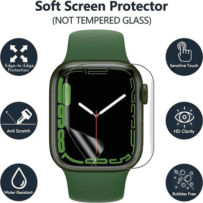 5PCS Hydrogel Film for Apple Watch 9 5 6 SE 3 2 1 40MM 44MM 42MM 38MM Screen Protector for Apple Watch Ultra 49MM 7 8 41MM 4…
