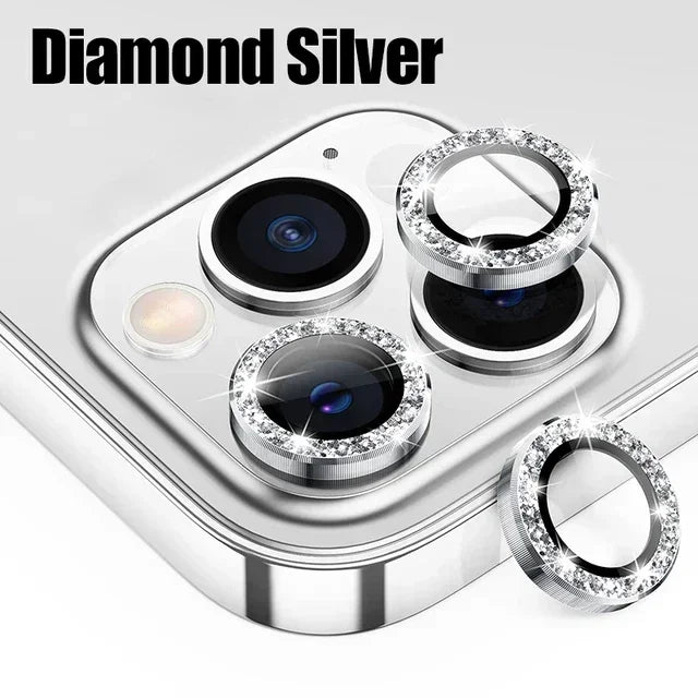 3Pcs Metal Lens Protector Glass For iPhone 15 13 12 11 14 Pro Max Back Camera Lens Protection Film For iPhone 13 Mini 14 15…