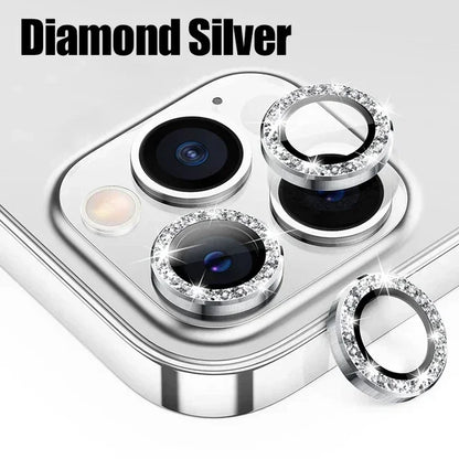 3Pcs Metal Lens Protector Glass For iPhone 15 13 12 11 14 Pro Max Back Camera Lens Protection Film For iPhone 13 Mini 14 15…