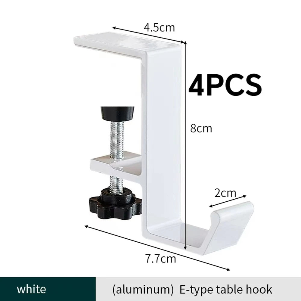 Punch-free Hanging Bag Hook Student Desk Side Hanging Bag Artifact Removable Mobile Handbag Holders Multi-functional Table H…