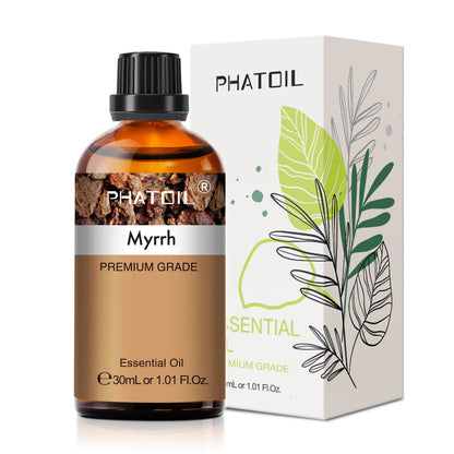 PHATOIL 1PCS Aromatherapy Essential Oil 30ml Lemon Eucalyptus Lavender Bergamot Jasmine Juniper Rose Vanilla Aroma Essential…