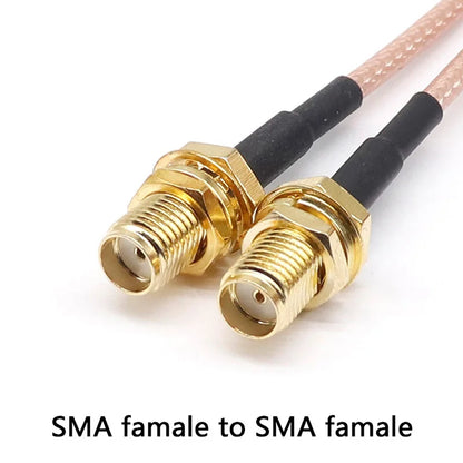 Antenna Extension Cable SMA-JK SMA Male to Female Inner Screw Inner Hole to Outer Screw Inner Needle RG316 Adapter Cable 1 -…