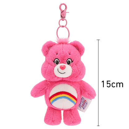 Care Bears Plush Kawaii Carebears Rainbown Bear Plush Anime Hobby Toy Keychain Bag with Sound Dolls Christmas Birthday Gifts…