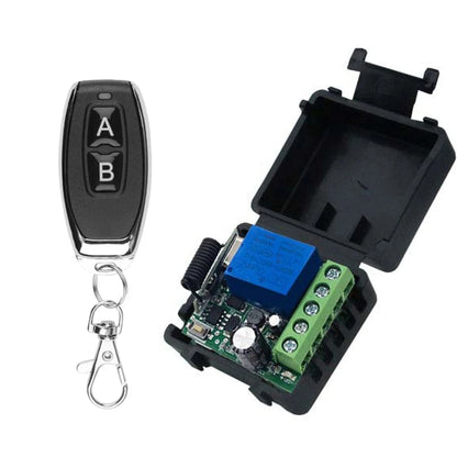 10A Relay Receiver Mini Module Remote Control f 433Mhz Universal Gate Remote Control Switch DC 12V or Gate LED Garage Door -…